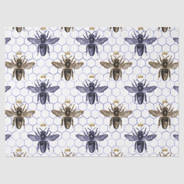 Papel de Tecido Design 21 da Série Serenity Bee (Frente )