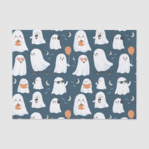 Papel de Tecido do Halloween de Espíritos Livres