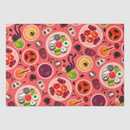 Papel de Tecido do Partido do Challoween