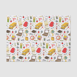 Papel de Tecido Escolar de Professores