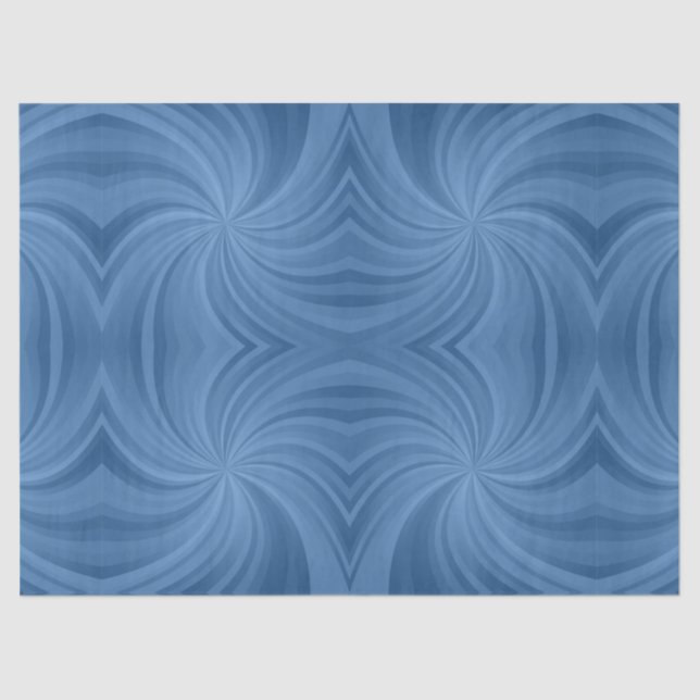 papel de tecido espiral azul (Frente )