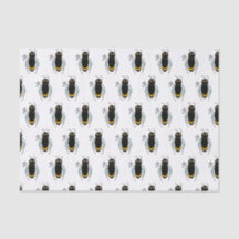 Papel de Tecido Feliz da Bee