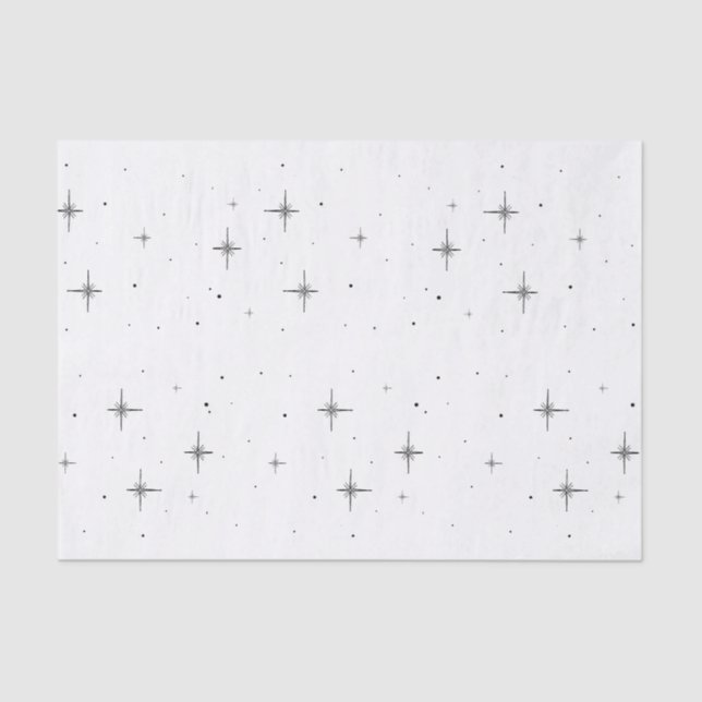 Papel de Tecido Feriado Starry | Quebra de Present (Frente )