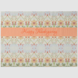 Papel de Tecido Flor de Ação de Graças Bonito