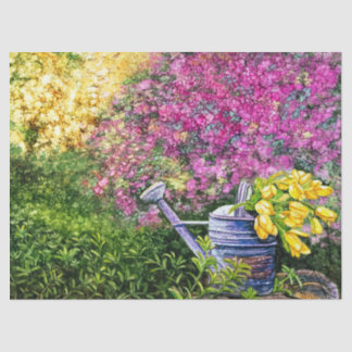 Papel de Tecido Floral