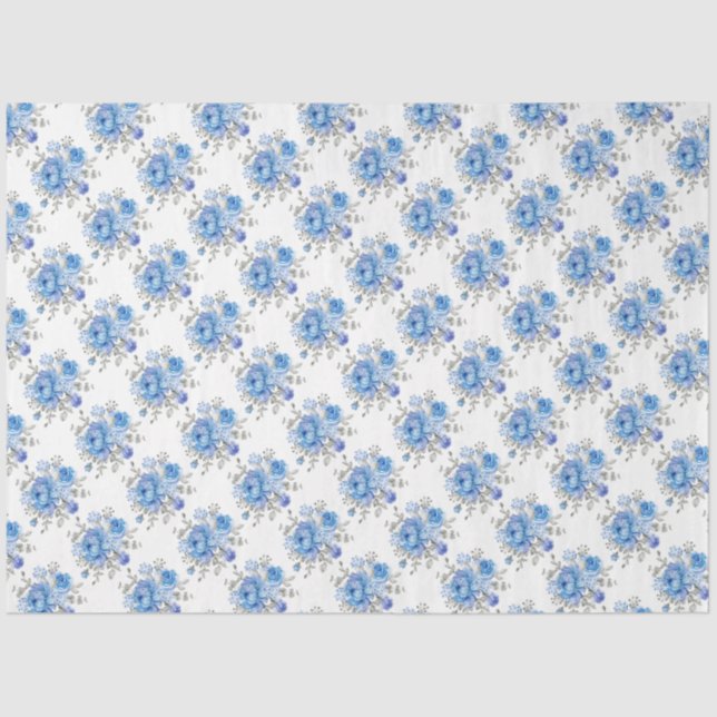 Papel de Tecido Floral (Frente )