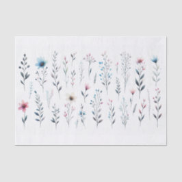 Papel de Tecido Floral