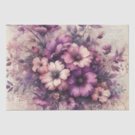 Papel de Tecido Floral de Descaptação Inspirado na