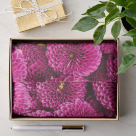Papel de Tecido Floral Magenta Chrysanthemum