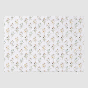 Papel de Tecido Floral Pastel