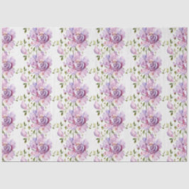 Papel de Tecido Floral Romântico