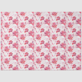 Papel de Tecido Floral Romântico