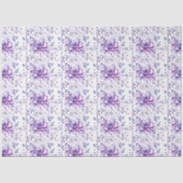 Papel de Tecido Floral Romântico