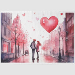 Papel de Tecido Floral Romântico