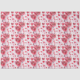 Papel de Tecido Floral Romântico