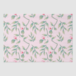 Papel de Tecido Floral Rosa Nosegmentado