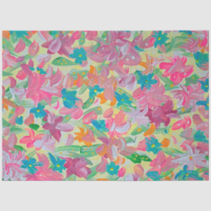 Papel de Tecido Floral Sunny Pastel