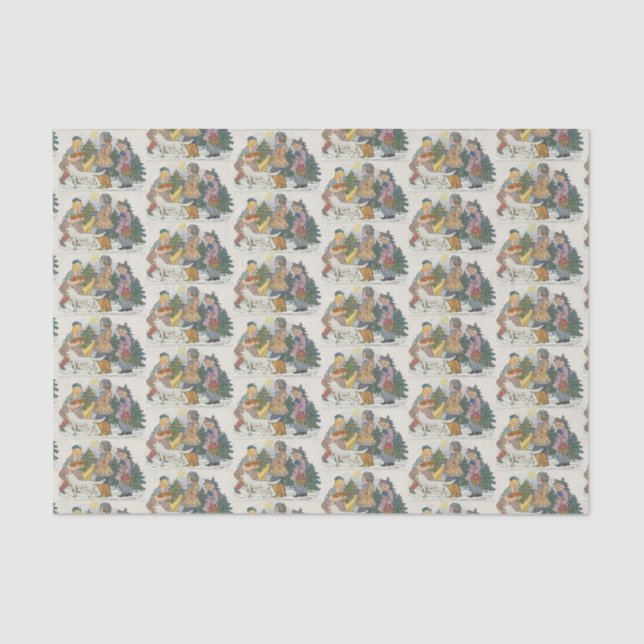 Papel de Tecido FOLK ART (Frente )