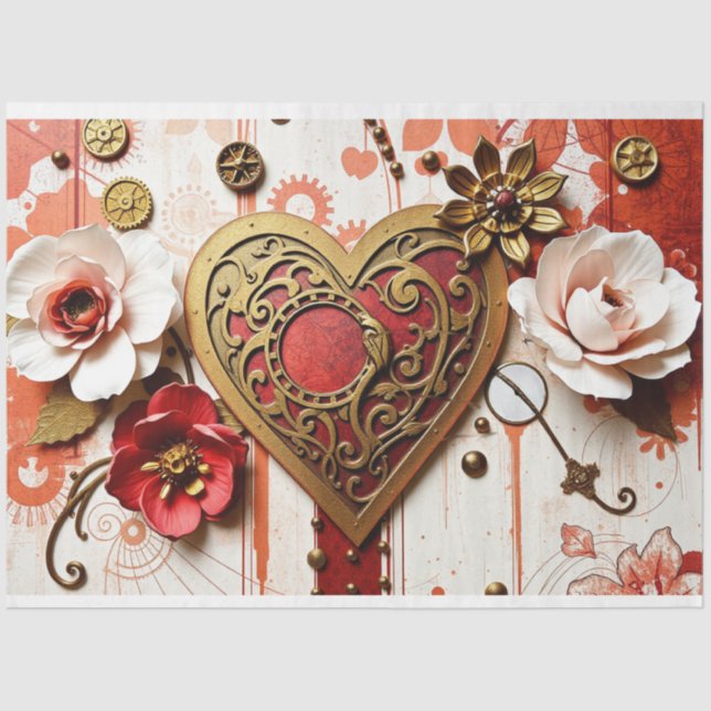 Papel de Tecido Gótico Romântico (Frente )