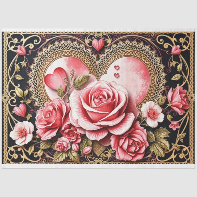 Papel de Tecido Gótico Romântico (Frente )