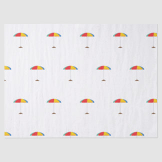 Papel de Tecido Guarda-chuvas da Praia