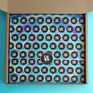 Papel de tecido Holo-Impressão furtivo do logotipo