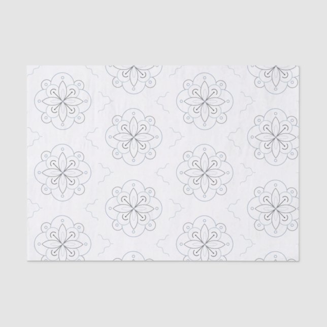 Papel de Tecido Inspirado Vitoriano (Frente )