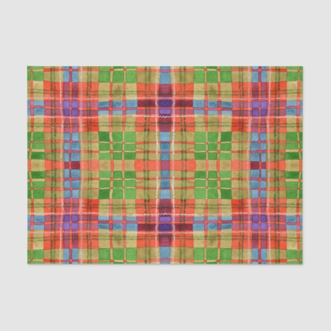 Papel de Tecido MAC RAE TARTAN (Frente )