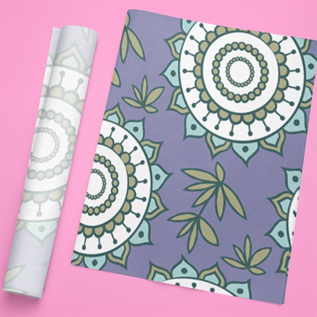 Papel de Tecido Mandala Colorido Exótico (Criador carregado)