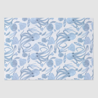 Papel de Tecido Octo Azul Profundo