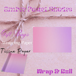 Papel de Tecido Ombre Pastel Shades
