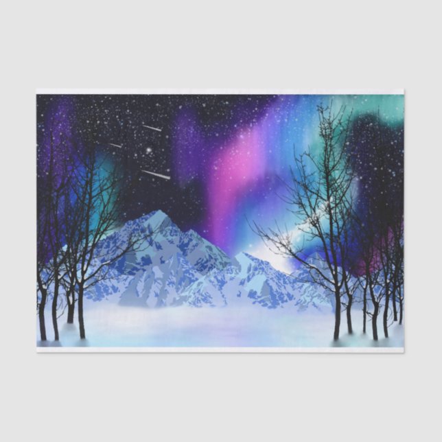 Papel de Tecido para Luzes de inverno (Frente )