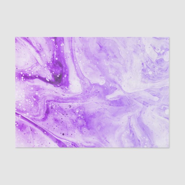 Papel de tecido para tintas vermelhos marmoreado (Frente )