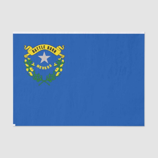 Papel de tecido Patriótico com bandeira Nevada, EU (Frente )
