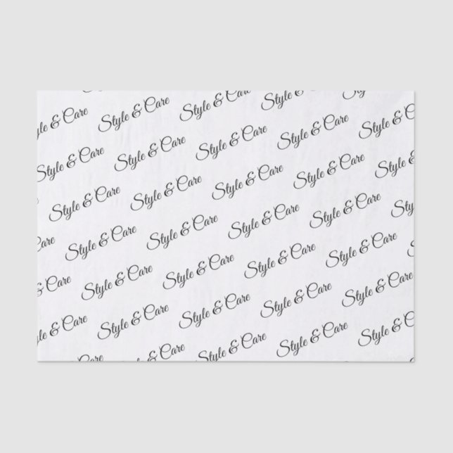 Papel de Tecido Personalizado com Impressão de Pad (Frente )