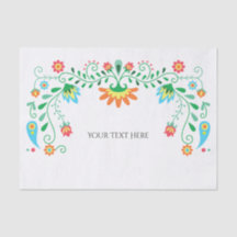 Papel de Tecido Personalizado Fiesta Mexicano