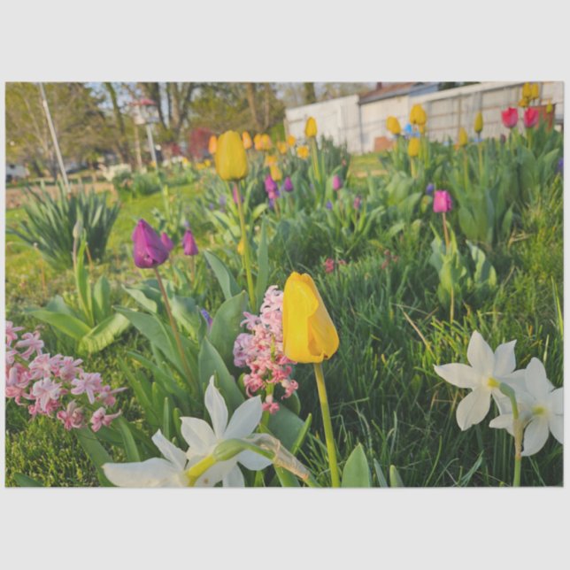 Papel de Tecido Personalizado Floral (Frente )