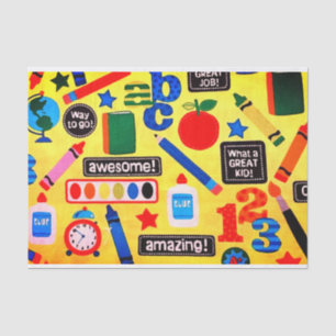 Papel de Tecido Presente do Professor