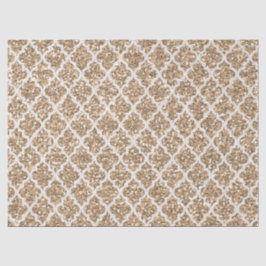 Papel de tecido quatrefoil, de coloração clara