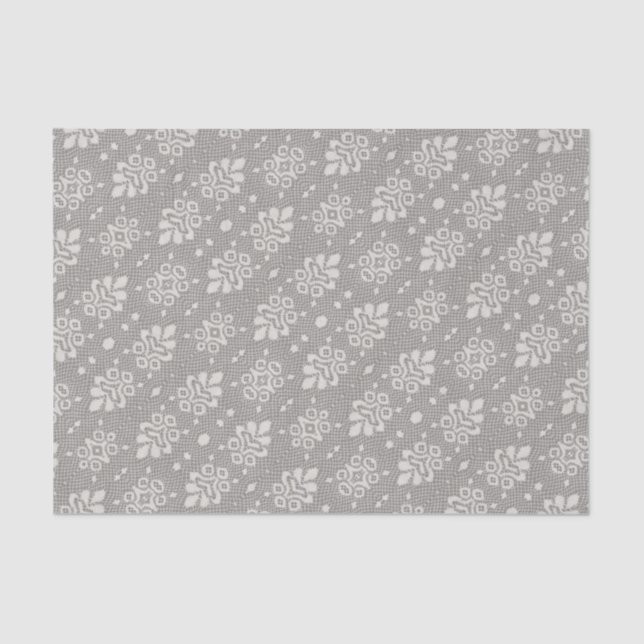 Papel de Tecido renda (Frente )