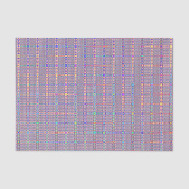 Papel de Tecido Retro-Abstrato nas Linhas (Frente )