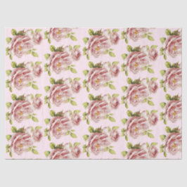 Papel de Tecido Romântico Design 16 Série Rosa