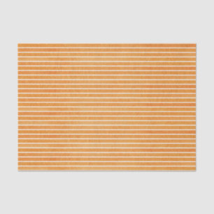 Papel de Tecido Simples Laranja Stripe