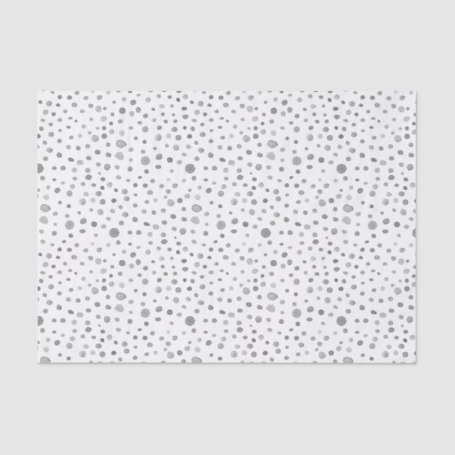 Papel de Tecido Slate Confetti Watercolor Pontos (Frente )