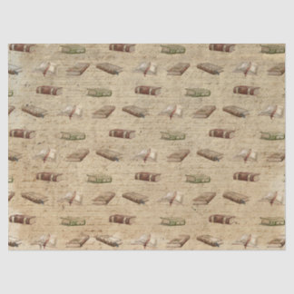 Papel de Tecido Vintage Books