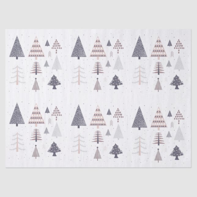 PAPEL DE TECIDOS : ÁRVORES DE NATAL (Frente )