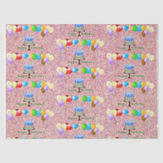 Papel de tecidos de aniversário