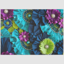 Papel de tecidos de arte de Tecido flexível colori