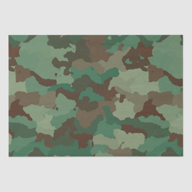 papel de tecidos de camuflagem militar (Frente )