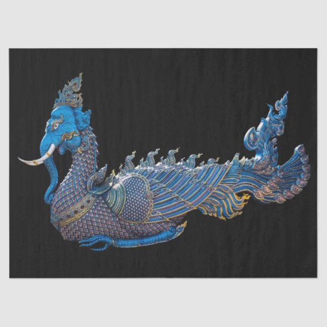 papel de tecidos de criaturas míticas (Frente )